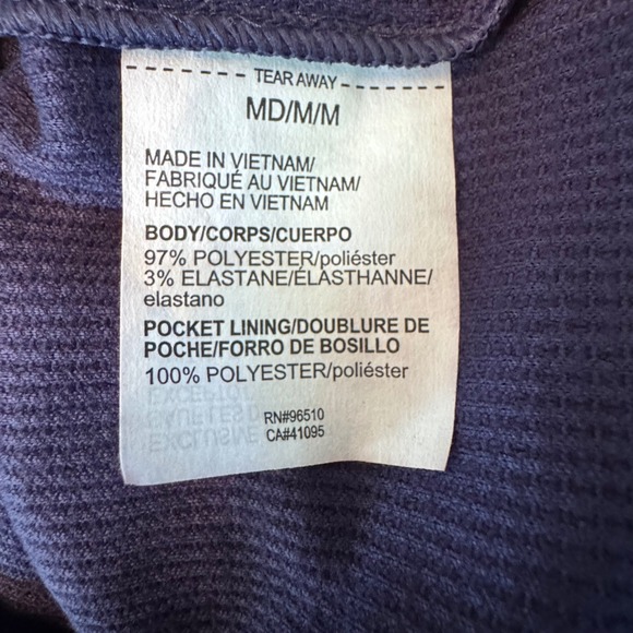 Under Armour NWT Project Rock Mens M Long Sleeve Fitted Thermal Crew Shirt Blue - Picture 5 of 10